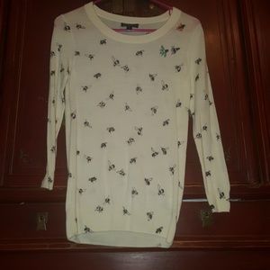 J. Crew Embellished Bee Sweater